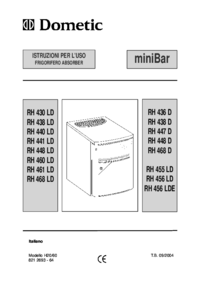Per vedere il documento Dometic RH438D Manuale Utente